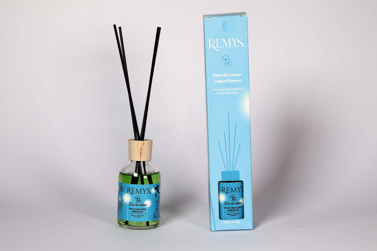 profumatore a bastoncini Fior di Cotone con confezione 100ml