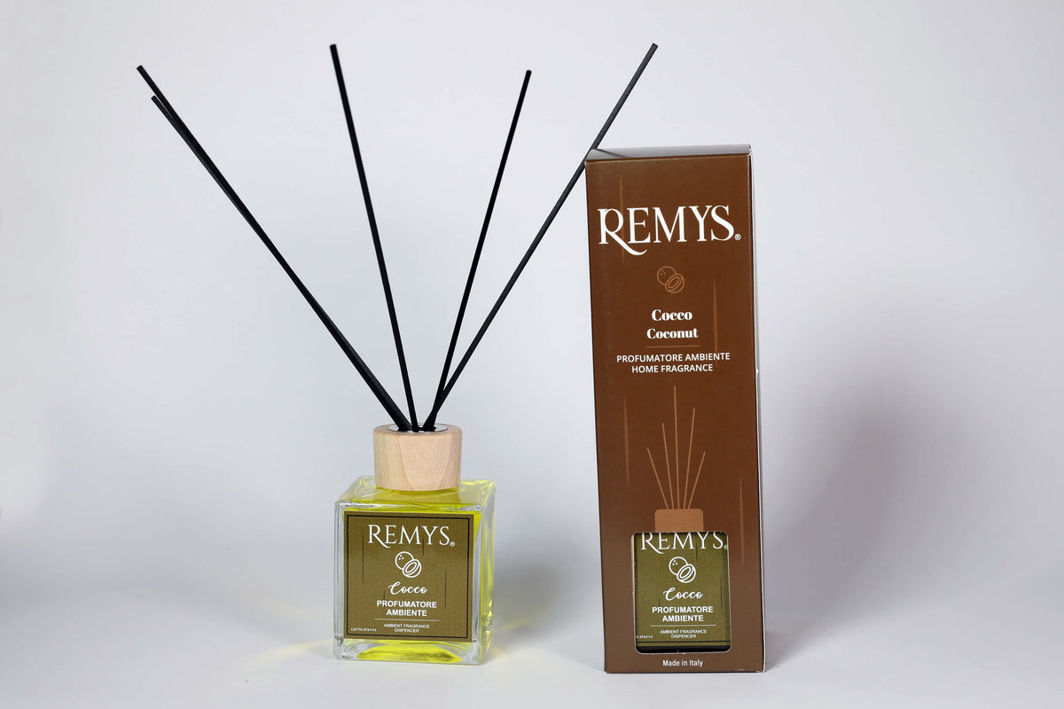 profumatore a bastoncini Cocco con confezione 250ml