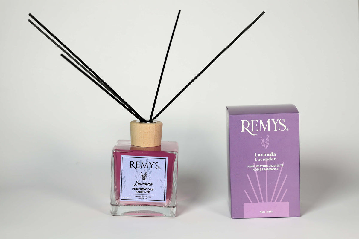 profumatore a bastoncini Lavanda con confezione