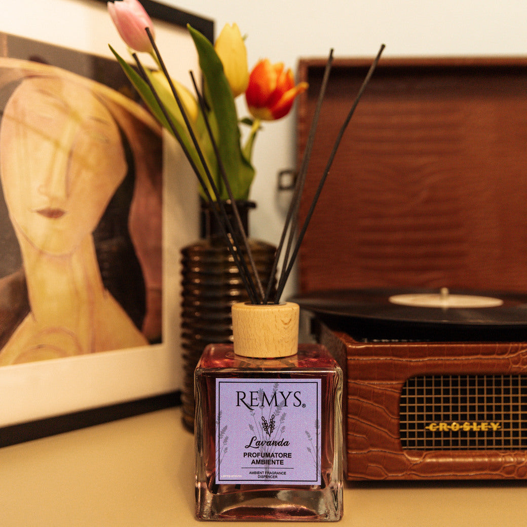 Profumatore per ambiente elegante a midollini fragranza rilassante vinile