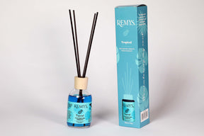 profumatore a bastoncini aroma tropical con confezione azzurra 100ml 